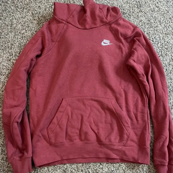 Women s Nike High Collar Hoodie EUC SFPF home Size Small